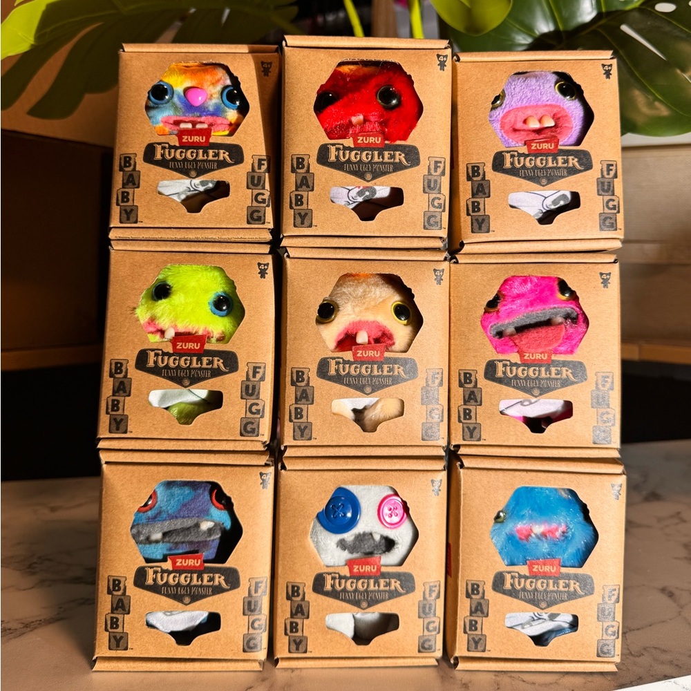 FUGGLER BABY FUGG SERIES 3 COMPLETE SET OF 9 !